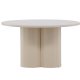 VENTURE DESIGN Olivia sofabord, rundt - beige MDF (80)