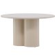 VENTURE DESIGN Olivia sofabord, rundt - beige MDF (80)