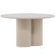 VENTURE DESIGN Olivia sofabord, rundt - beige MDF (80)