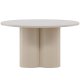 VENTURE DESIGN Olivia sofabord, rundt - beige MDF (80)