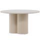 VENTURE DESIGN Olivia sofabord, rundt - beige MDF (80)