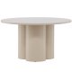 VENTURE DESIGN Olivia sofabord, rundt - beige MDF (80)