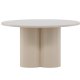 VENTURE DESIGN Olivia sofabord, rundt - beige MDF (80)