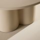 VENTURE DESIGN Olivia sofabord, rundt - beige MDF (80)