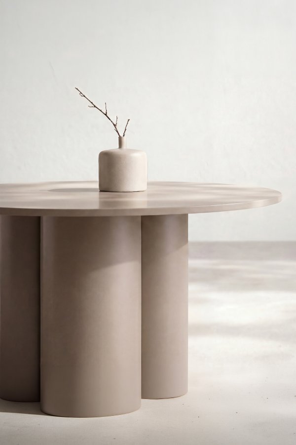 VENTURE HOME Olivia sofabord, rund - brun MDF (�80)