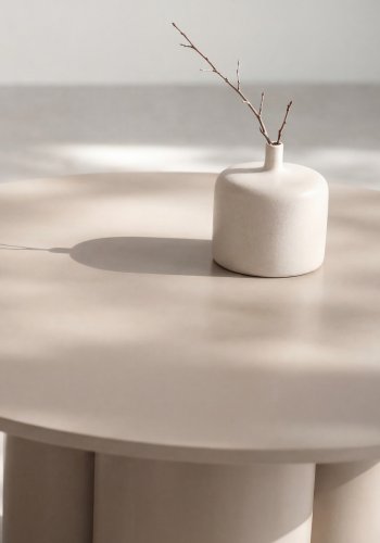 VENTURE HOME Olivia sofabord, rund - brun MDF (�80)