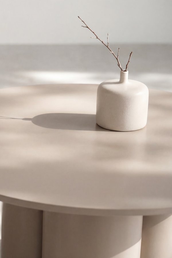 VENTURE HOME Olivia sofabord, rund - brun MDF (�80)