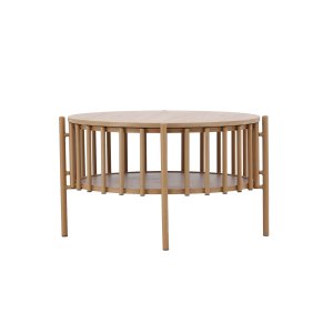 VENTURE DESIGN Rubbo sofabord - naturfrgat trlook, runt