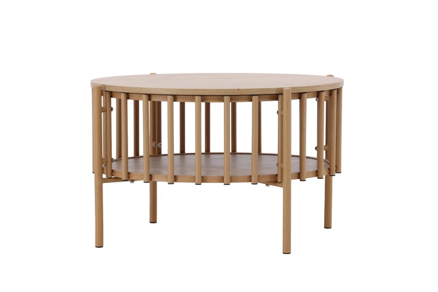 
VENTURE DESIGN Rubbo sofabord - naturfarget trelook, rundt
