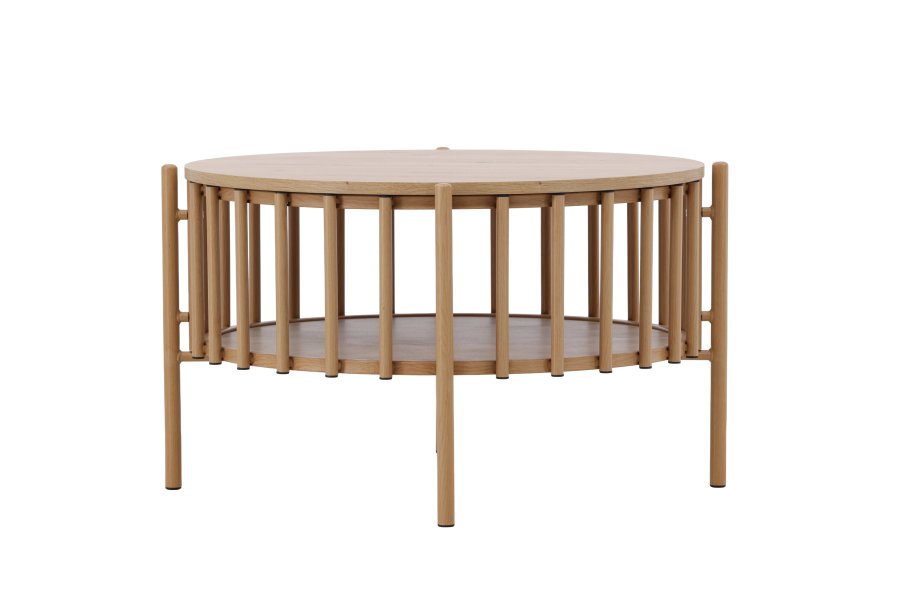 
VENTURE DESIGN Rubbo sofabord - naturfarget trelook, rundt
