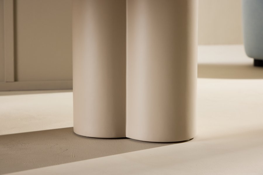 VENTURE DESIGN Olivia salongbord, rektangulrt - beige MDF (60x120)