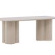 VENTURE DESIGN Olivia salongbord, rektangulrt - beige MDF (60x120)