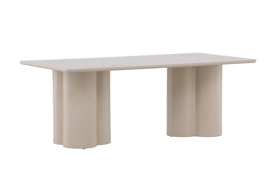 VENTURE DESIGN Olivia salongbord, rektangulrt - beige MDF (60x120)