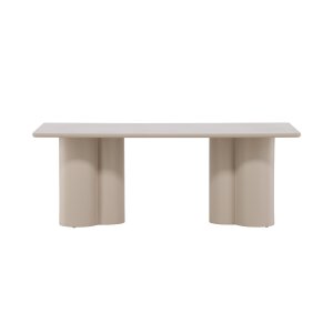 VENTURE DESIGN Olivia soffbord, rektangulrt - beige MDF (60x120)