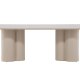 VENTURE DESIGN Olivia salongbord, rektangulrt - beige MDF (60x120)