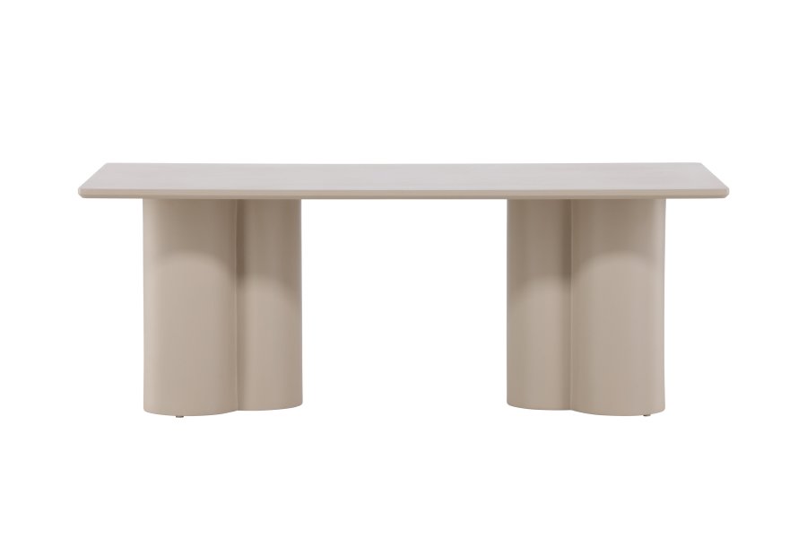 VENTURE DESIGN Olivia salongbord, rektangulrt - beige MDF (60x120)