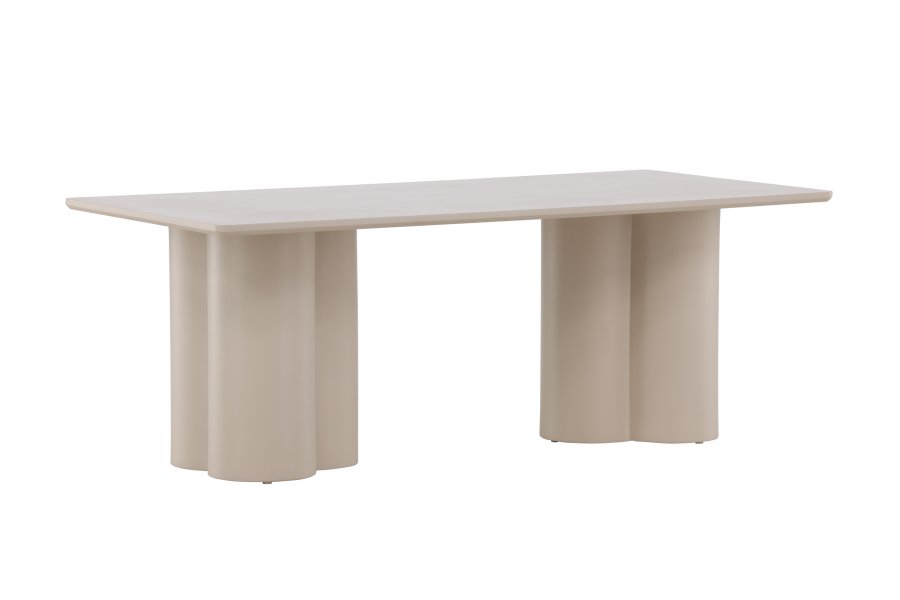 VENTURE DESIGN Olivia salongbord, rektangulrt - beige MDF (60x120)