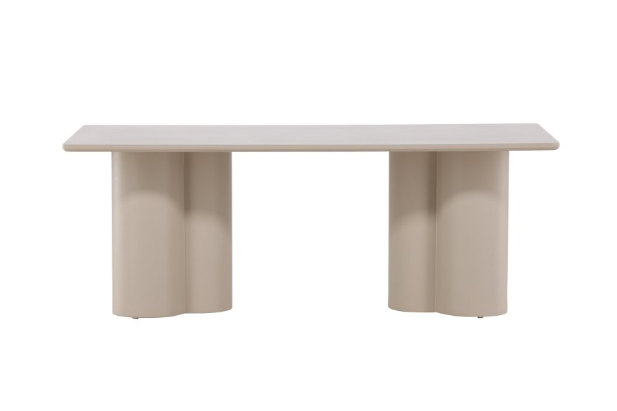 VENTURE DESIGN Olivia salongbord, rektangulrt - beige MDF (60x120)