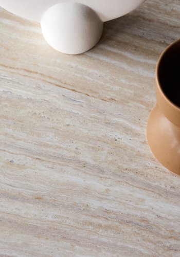 VENTURE HOME York salongbord 40x60x80 cm - Travertin-utseende