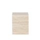 VENTURE DESIGN York sidebord, rektangulrt - beige MDF med travertin-utseende (35x25)