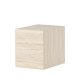 VENTURE DESIGN York sidebord, rektangulrt - beige MDF med travertin-utseende (35x25)