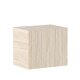 VENTURE DESIGN York sidebord, rektangulrt - beige MDF med travertin-utseende (35x25)