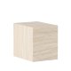 VENTURE DESIGN York sidebord, rektangulrt - beige MDF med travertin-utseende (35x25)