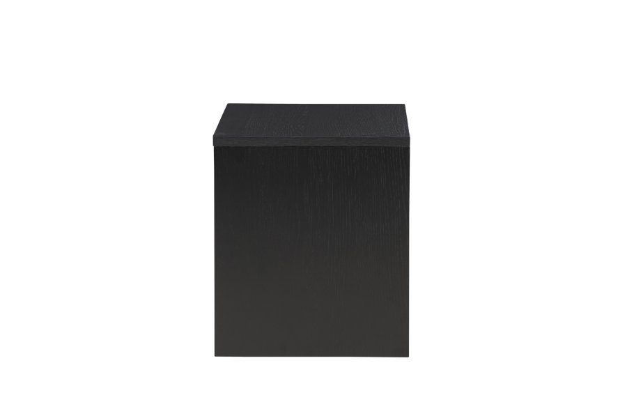 VENTURE DESIGN Juni sidebord, rektangulr - sort finr (58x35)