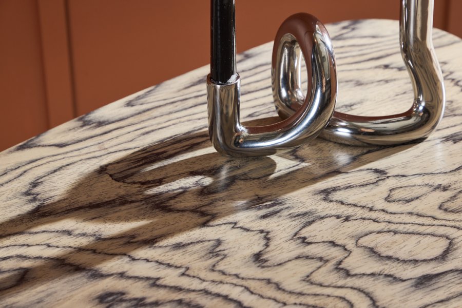 VENTURE DESIGN Grönvik Couchtisch – grau bedrucktes MDF (7045)