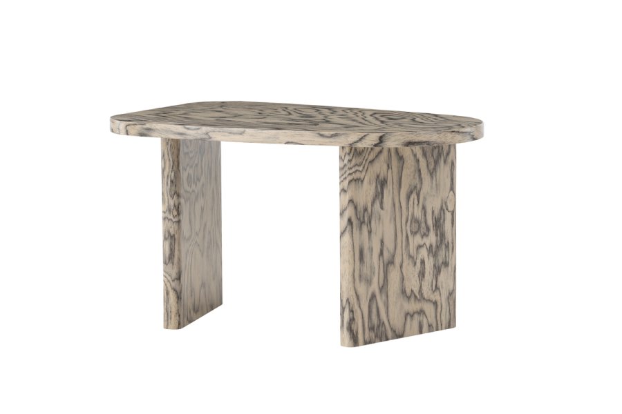 VENTURE DESIGN Grönvik Couchtisch – grau bedrucktes MDF (7045)