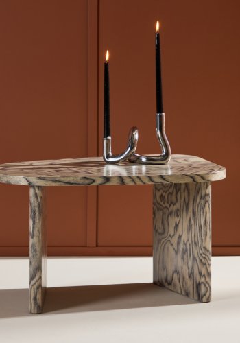 VENTURE DESIGN Grönvik Couchtisch – grau bedrucktes MDF (7045)