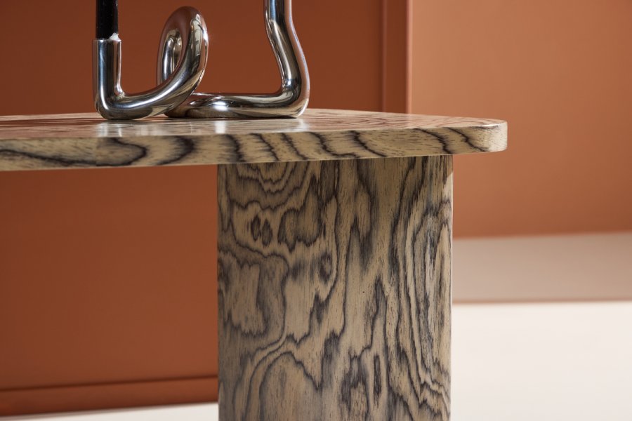 VENTURE DESIGN Grönvik Couchtisch – grau bedrucktes MDF (7045)