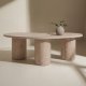 VENTURE HOME Megg sofabord, organisk - natur MDF (130x78)