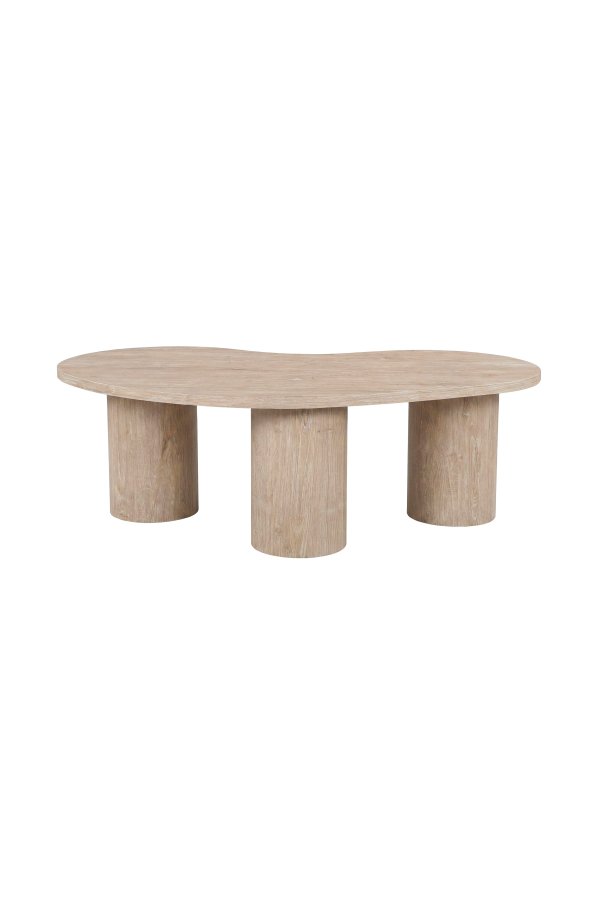 VENTURE HOME Megg sofabord, organisk - natur MDF (130x78)