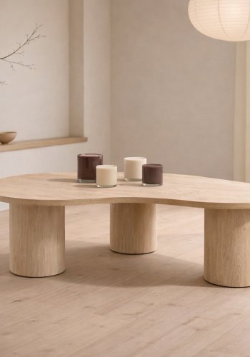 VENTURE HOME Megg soffbord 130x78 cm - Natur