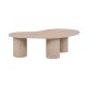 VENTURE HOME Megg sofabord, organisk - natur MDF (130x78)