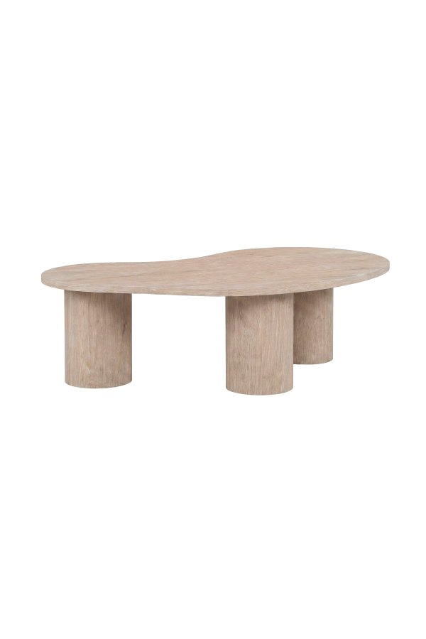 VENTURE HOME Megg sofabord, organisk - natur MDF (130x78)
