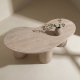 VENTURE HOME Megg sofabord, organisk - natur MDF (130x78)
