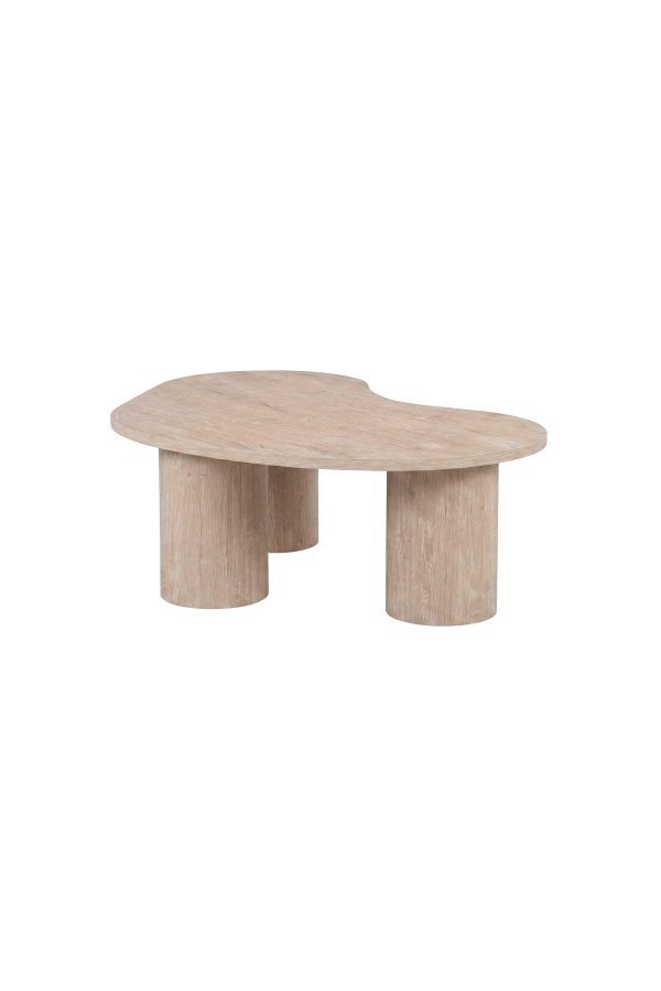 VENTURE HOME Megg sofabord, organisk - natur MDF (130x78)