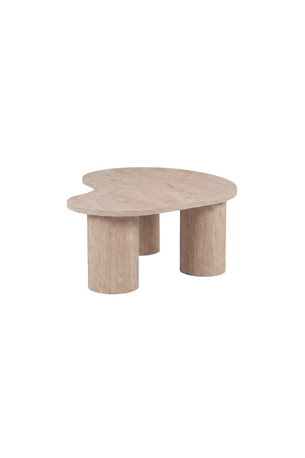 VENTURE HOME Megg sofabord, organisk - natur MDF (130x78)
