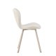 VENTURE DESIGN Lilja spisestuestol - beige polyesterstoff og stl