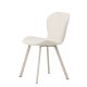 VENTURE DESIGN Lilja spisestuestol - beige polyesterstoff og stl