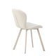 VENTURE DESIGN Lilja spisestuestol - beige polyesterstoff og stl