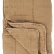 IB LAURSEN quilt - cognac bomull (180x130)