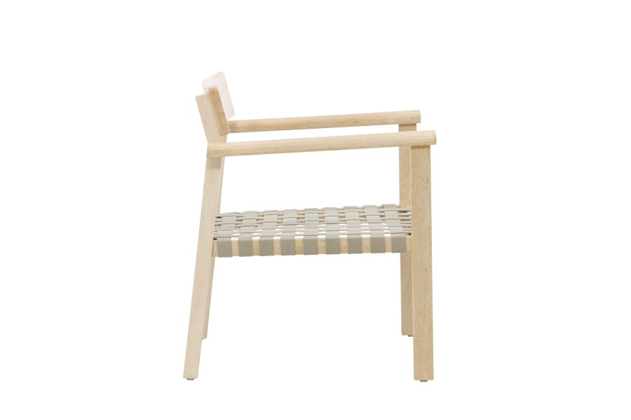 VENTURE HOME Krois lenestol - Naturlig mahogni / Gr