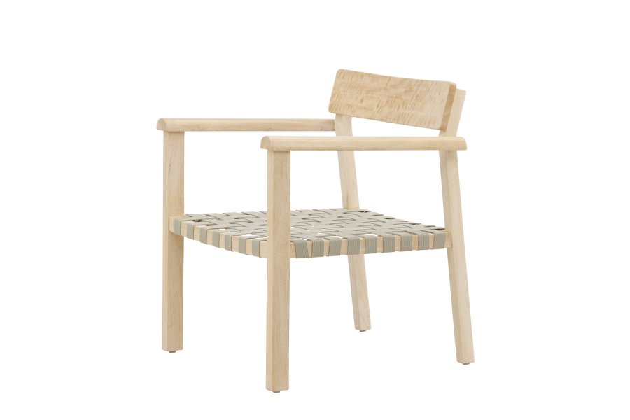 VENTURE HOME Krois lenestol - Naturlig mahogni / Gr