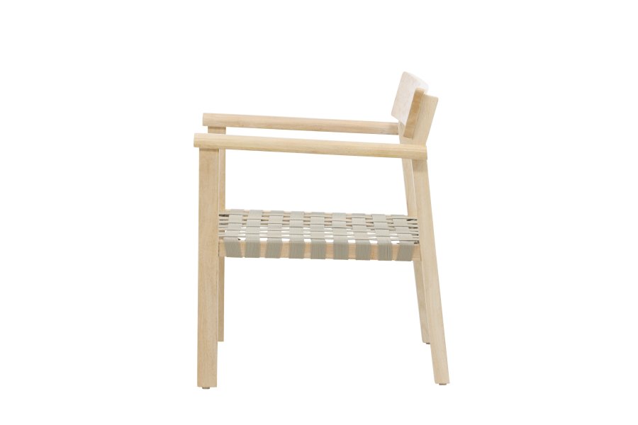 VENTURE HOME Krois lenestol - Naturlig mahogni / Gr