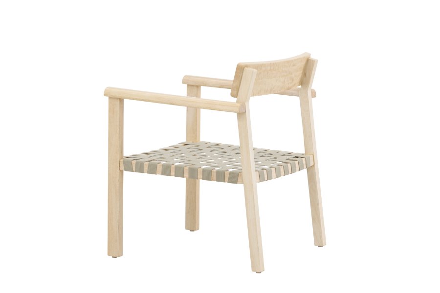 VENTURE HOME Krois lenestol - Naturlig mahogni / Gr