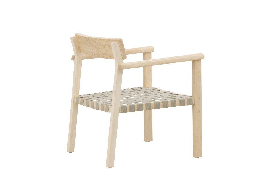 VENTURE HOME Krois lenestol - Naturlig mahogni / Gr