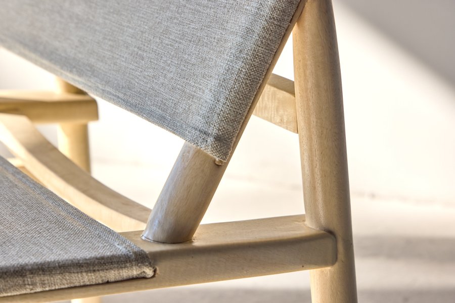 VENTURE HOME Millo lenestol - Naturfarget/Gr